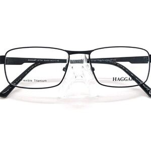New Men's Haggar HFT 541 Eyeglass Frame Black 54-17-145